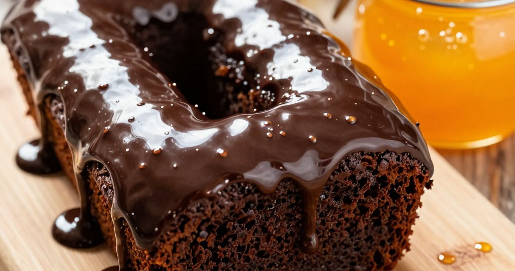 ЛАКОМСТВО в ПОСТ: КЕКС с апельсиновым джемом и шоколадной глазурью. Приготовим легко и просто.