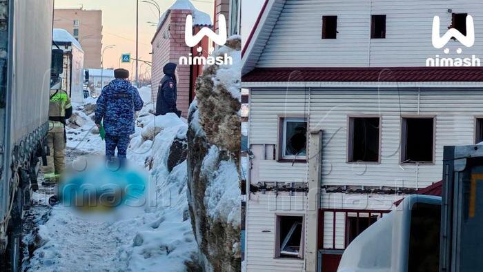 Место обрушения кровли в Нижнем Новгороде. Коллаж © Ni Mash