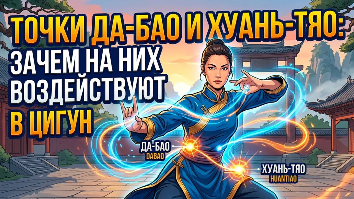 Зачем воздействуют на точки в Цигун