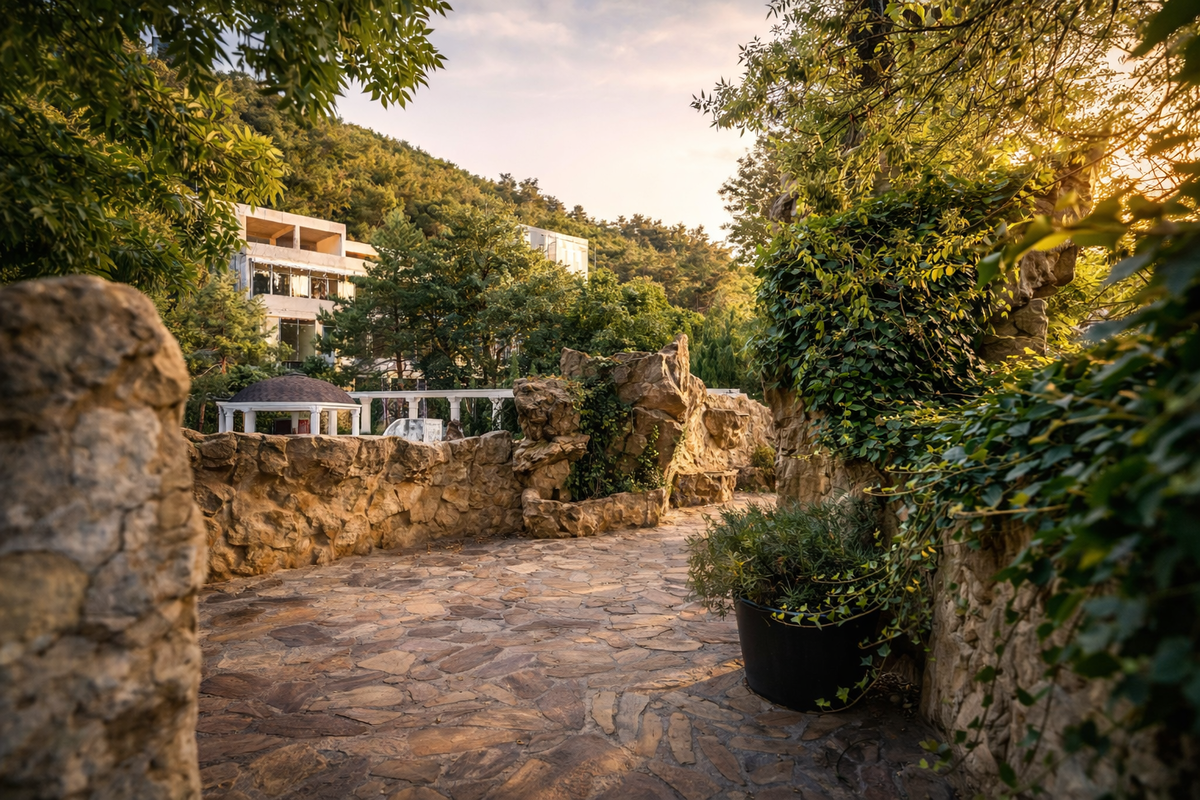 Территория "Благодати" хутор Джанхот. 