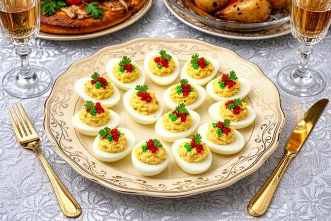 Яйца, фаршированные грибами: изысканная закуска для любого случая