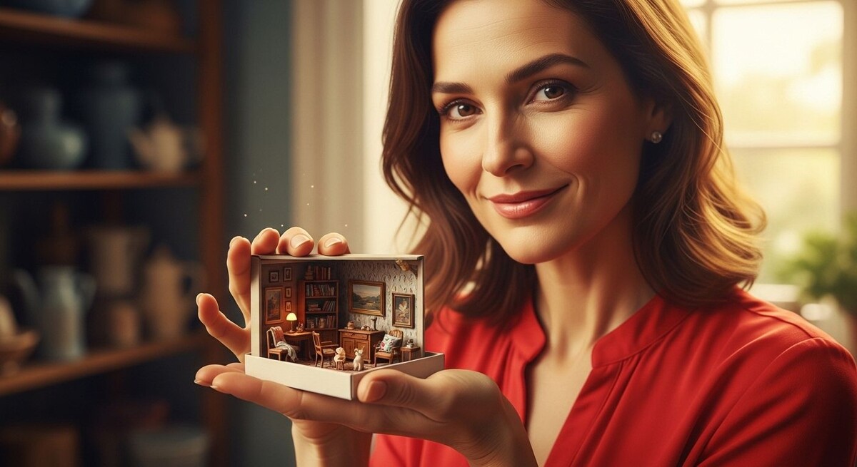    Рассказы и истории - Я всю жизнь продавала одежду, а потом создала мир в спичечном коробке и стала знаменитой