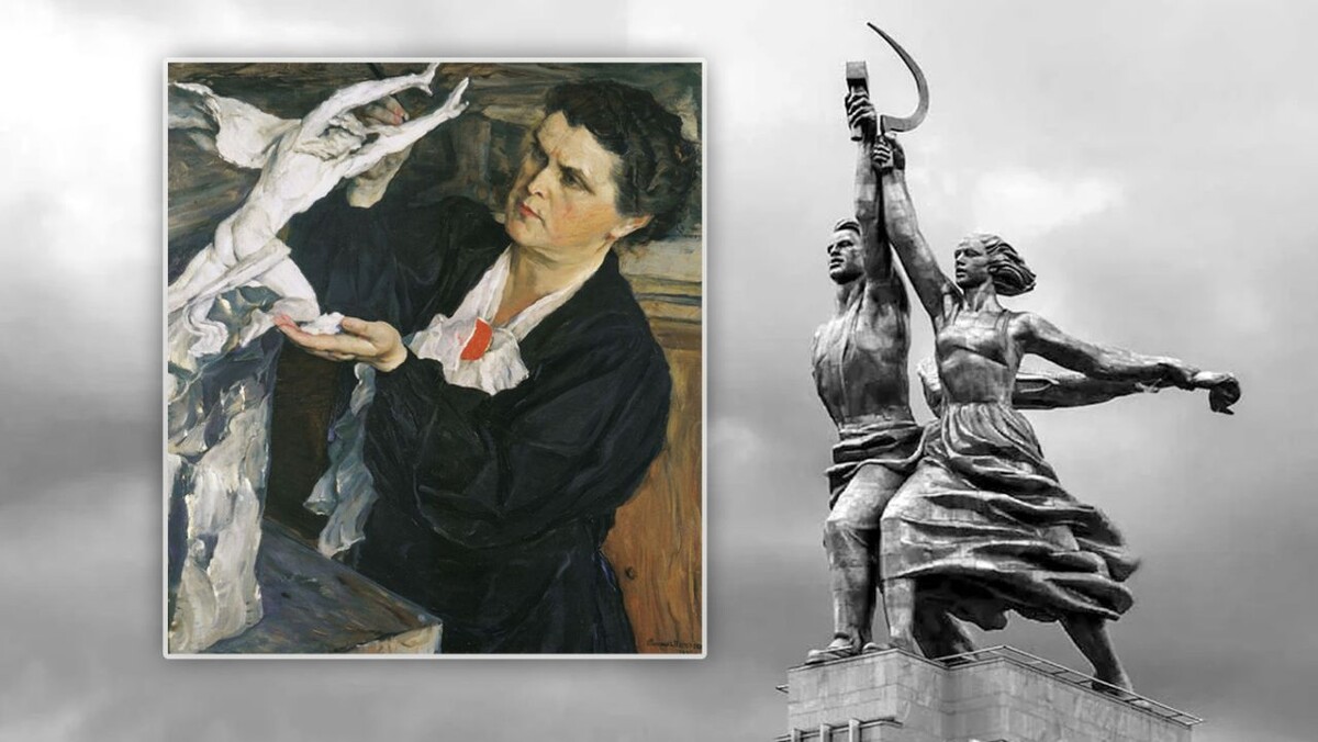    Фото: портрет Веры Мухиной (художник Михаил Нестеров, 1940 г.