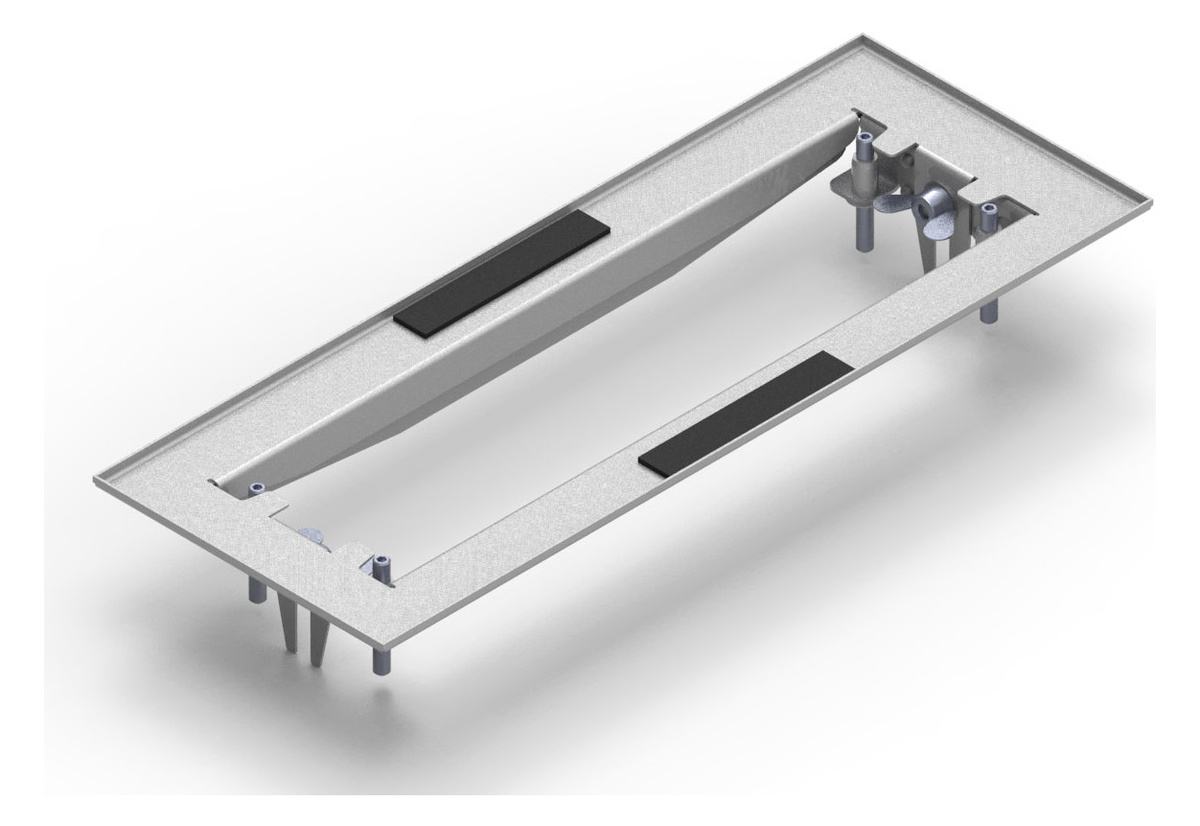 Адаптер Blizzard D5 для установки решетки заподлицо.