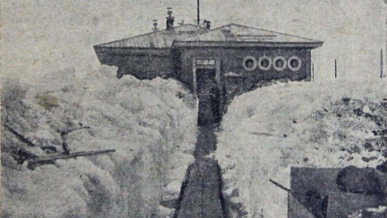 Жилой дом станции на Земле Франца-Иосифа. Фото: elib.rgo.ru