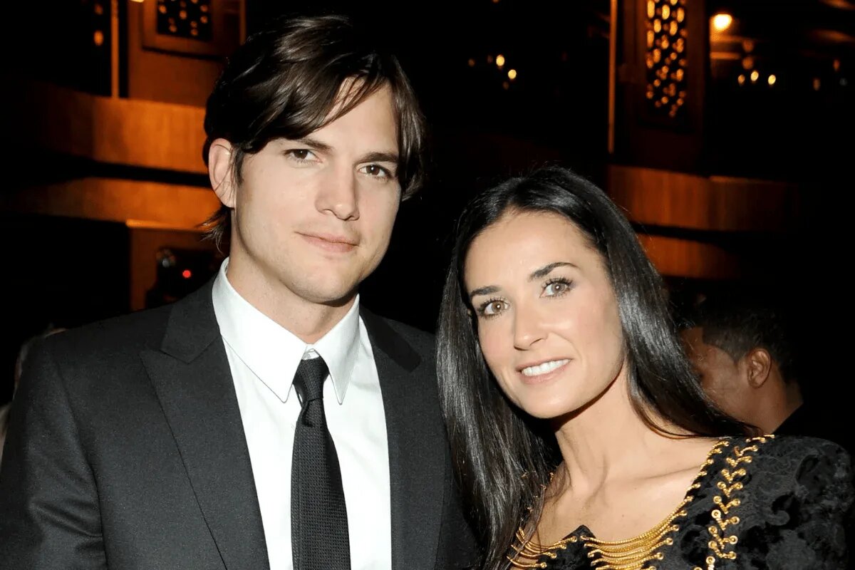 Эштон Кутчер и Деми Мур. Разница 15 лет.