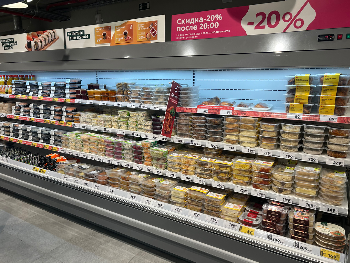 Готовой еды в магазине стало больше 