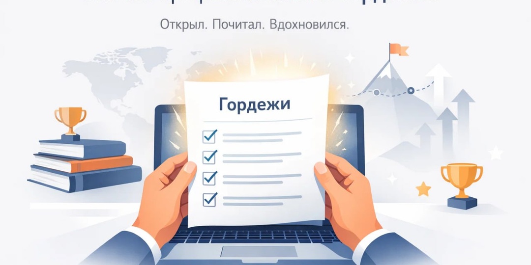 Составьте список своих профессиональных «гордежей