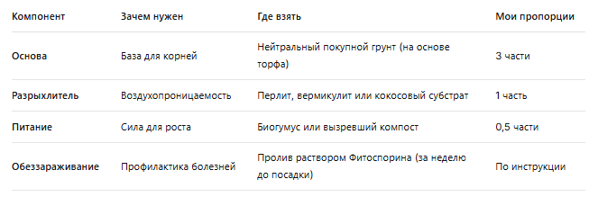 Про грунт для рассады