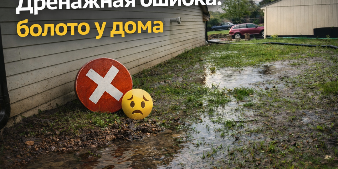 Как избежать дренажных ошибок и защитить фундамент от бед: советы на 2026 год