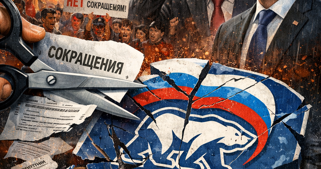 «Единая Россия» попала под холодный душ «оптимизации»: чиновников режут, электорат протестует