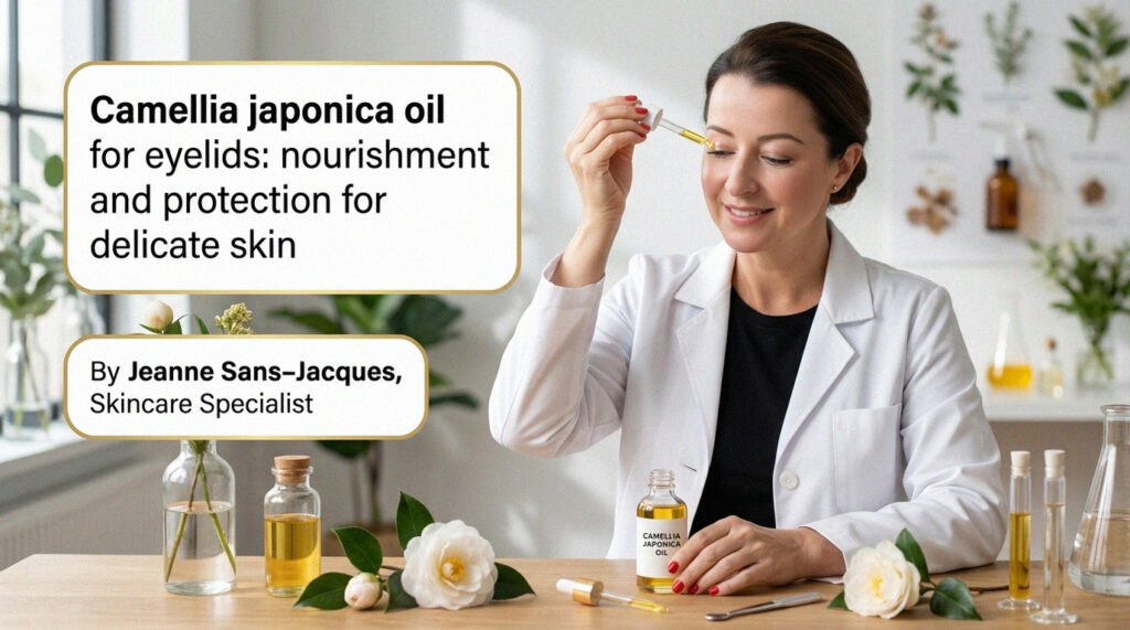    Японский секрет молодости! Камелия смягчает сухие веки, укрепляет барьер кожи и предотвращает ранние морщины естественно boringband38