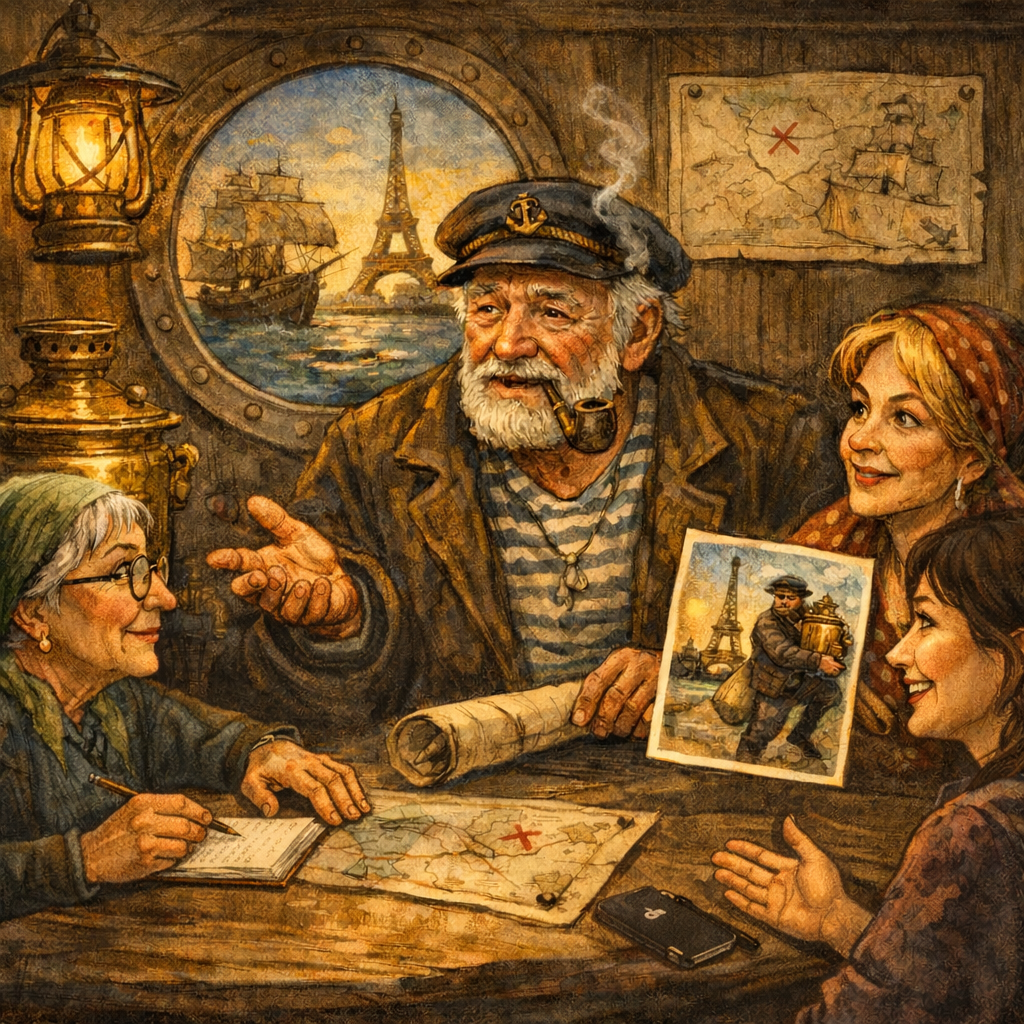 – Вот видите, – оживилась Лариса Евгеньевна, – я же говорю, что картошка здесь не случайно.
– Почему Париж? – холодно спросила Мария.
– Потому что искусственный интеллект пока не был в Лефортово, – ответила Наталья очень рассудительно. – Он мыслит широко, но без привязки к местности.