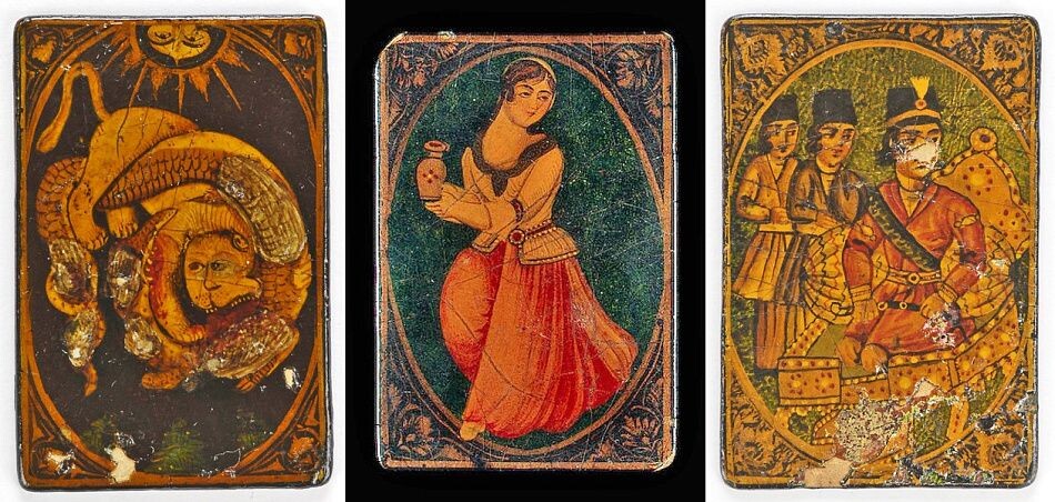 Старинные персидские игральные карты