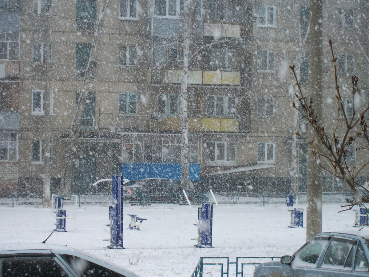 Зима однако.