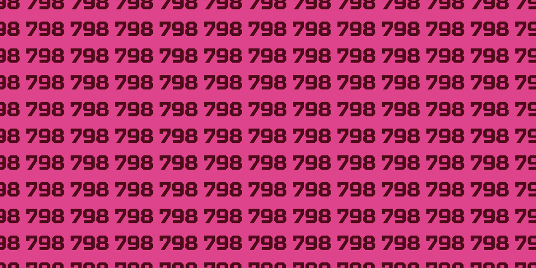 Быстрый зрительный тест для проверки вашей внимательности: найдите число 790 за 10 секунд