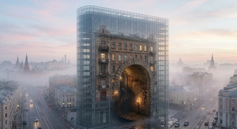 Москва - очень многослойный город. Отчасти, город-сказка