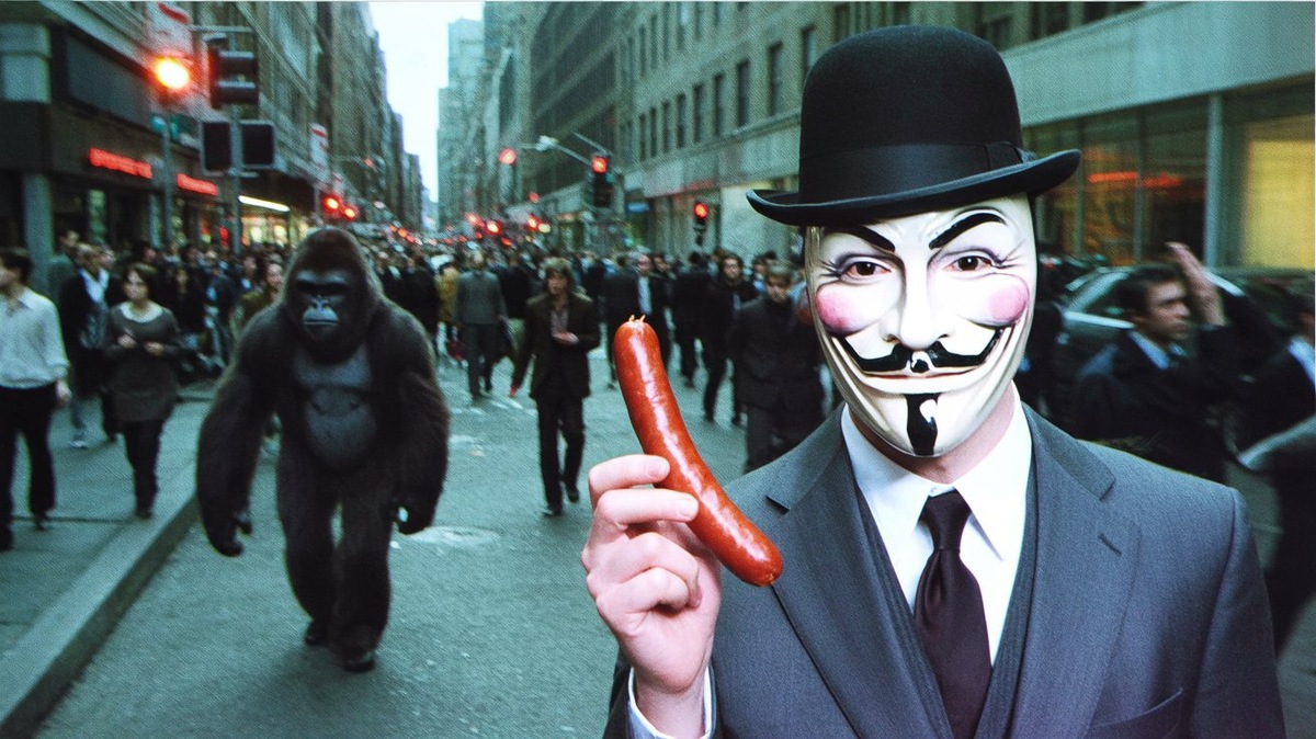 Всё видят сосиску, но не все видят гориллу