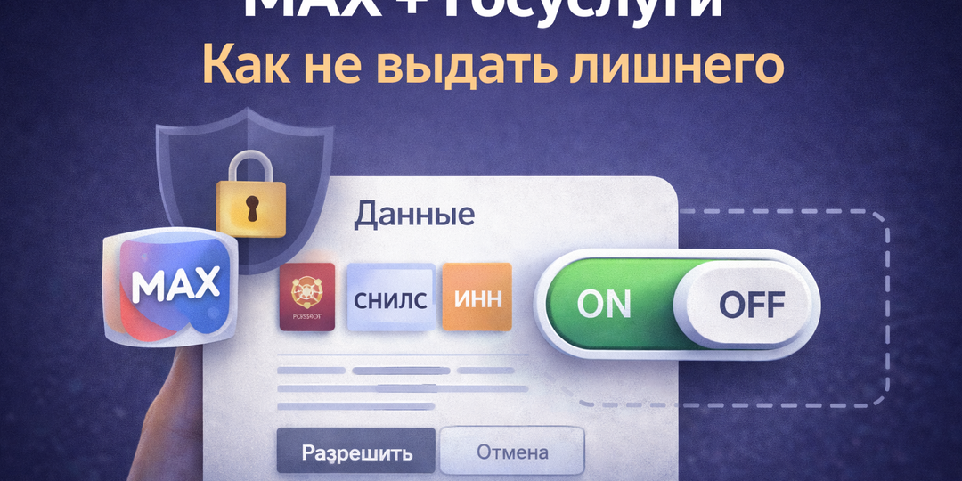 MAX + Госуслуги: что реально синхронизируется, какие согласия ты даёшь и как не выдать лишнего