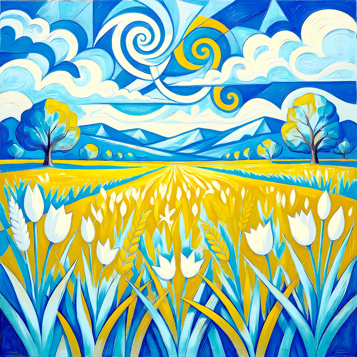 Синь. Иллюстрация создана с помощью нейросетей Flux 2 Klein 9B Fast и Qwen Image Edit и программы Photoshop.