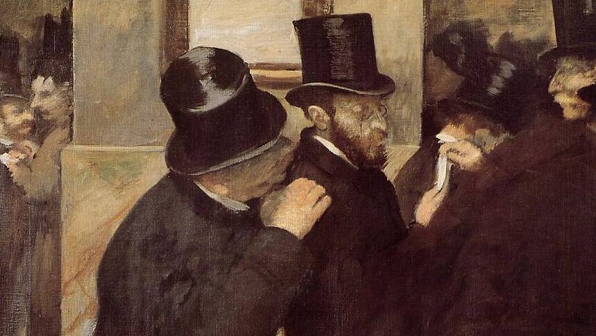     Эдгар Дега. На фондовой бирже. 1879   
undefined