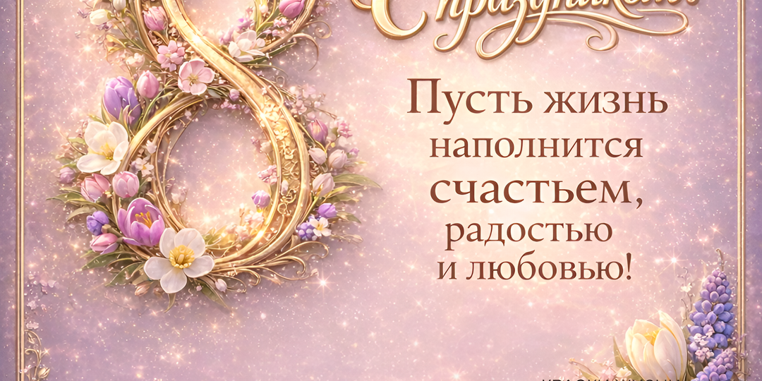 Красивые открытки "с 8 Марта"