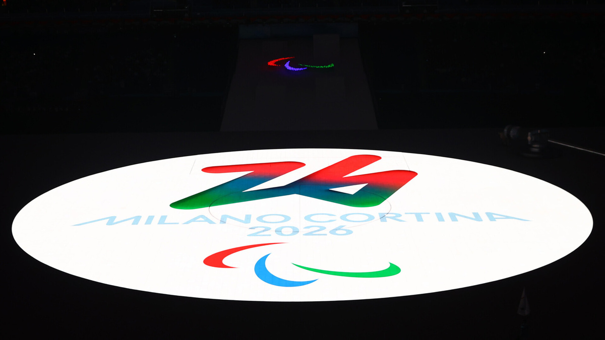    Логотип Паралимпийских игр 2026 года в Милане и Кортина-д’Ампеццо