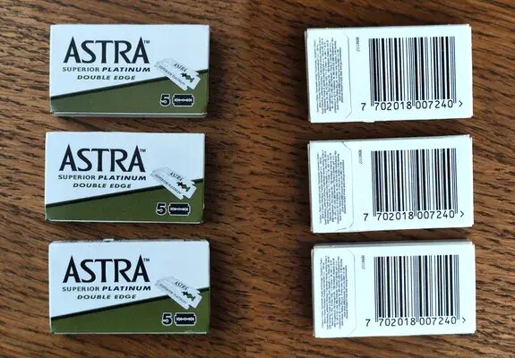 Те самые "колумбийские" лезвия Astra