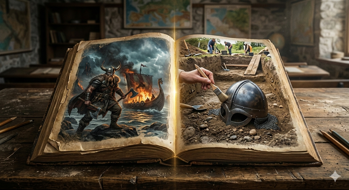 «Красивая легенда или сухая правда? Мы привыкли верить иллюстрациям в учебниках, но часто они имеют мало общего с реальностью. Давайте разберемся, где нас ввели в заблуждение».