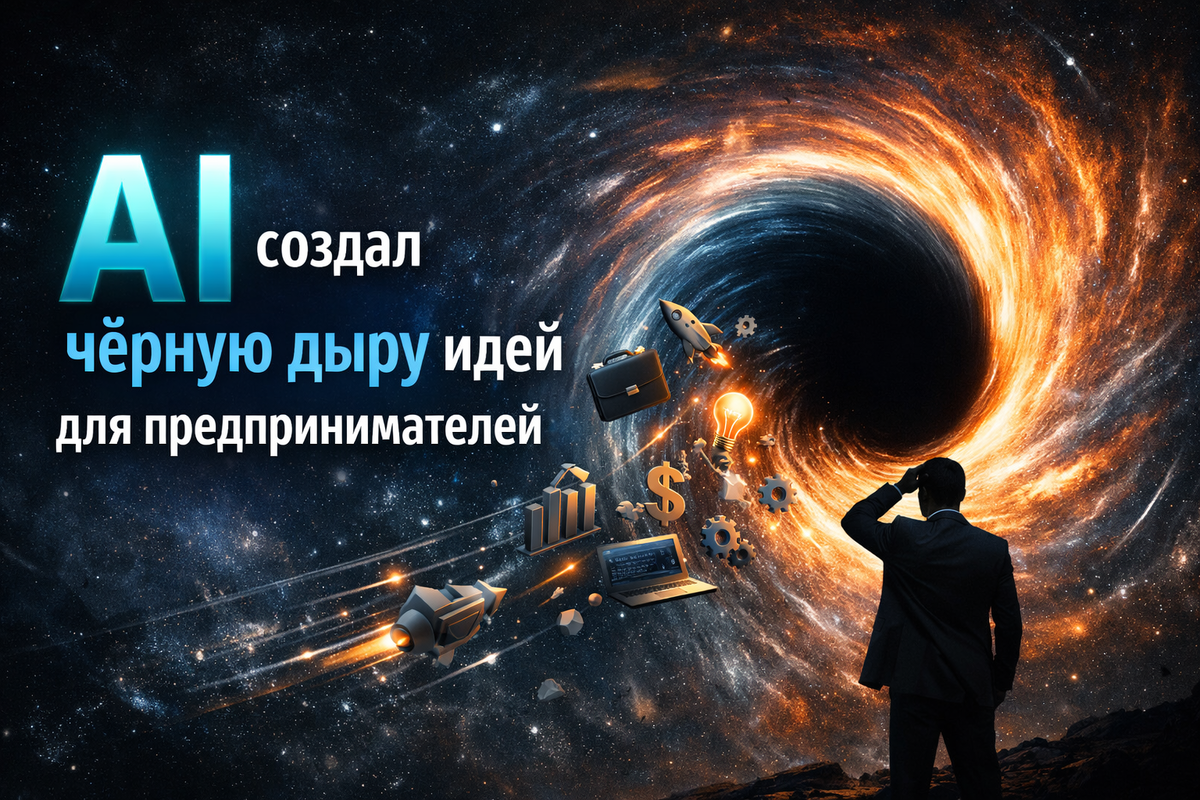 AI создал чёрную дыру идей для предпринимателей
