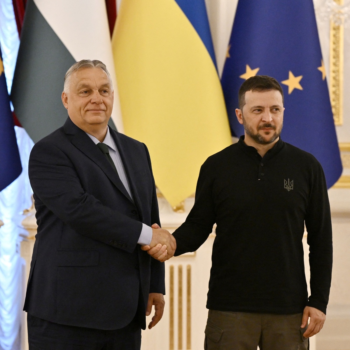 Виктор Орбан и Владимир Зеленский