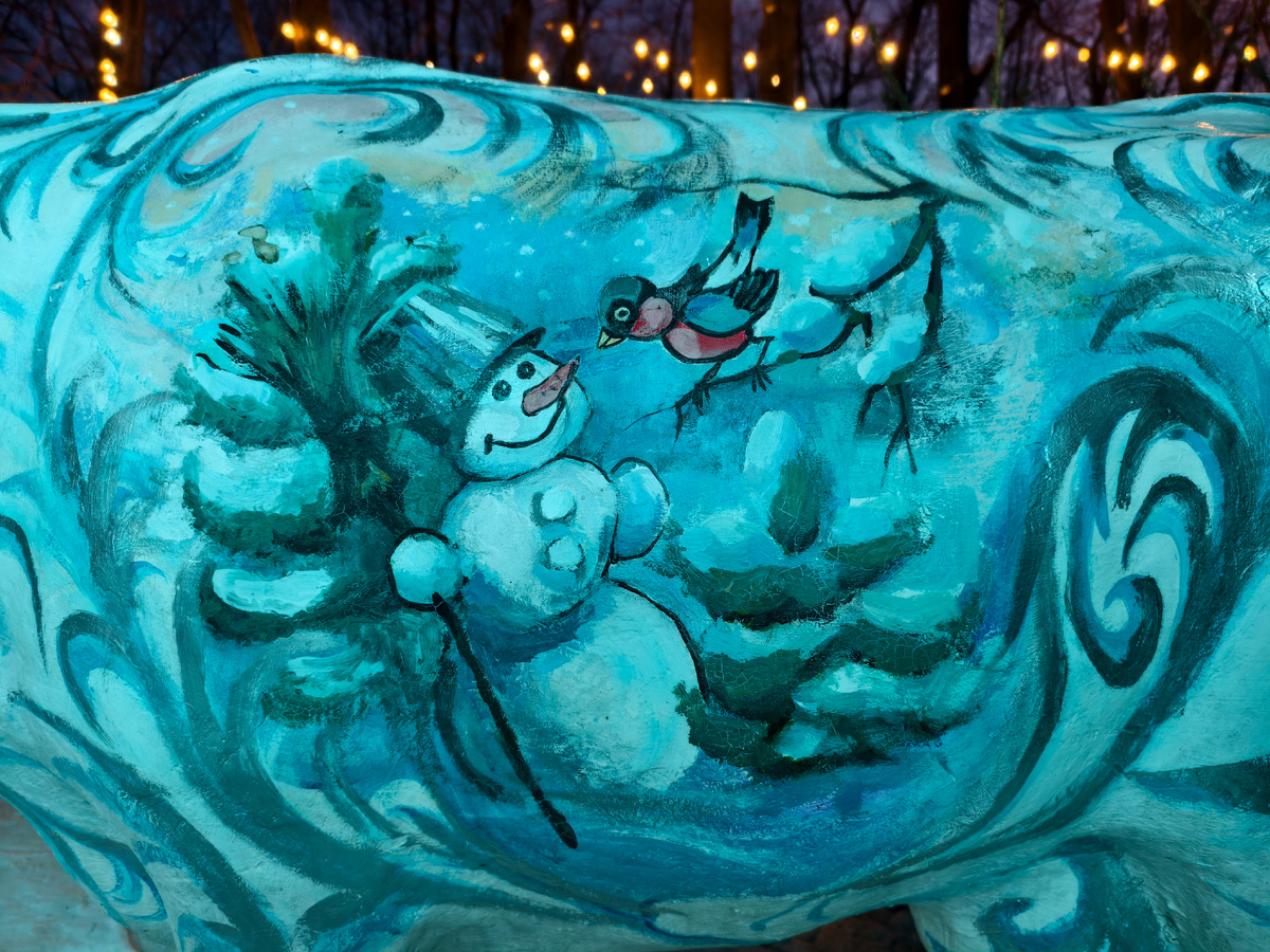 Рисунок на улице 