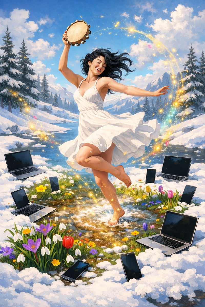 Так ИИ видит мои танцы с бубном для пробуждения профиля. 😀