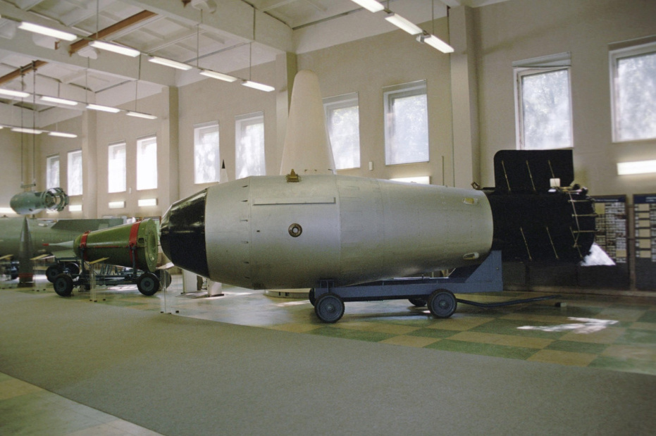 Самая мощная в мире термоядерная бомба мощностью 50 мегатон. Музей ядерного оружия в городе Сарове|Фото взято из открытого источника