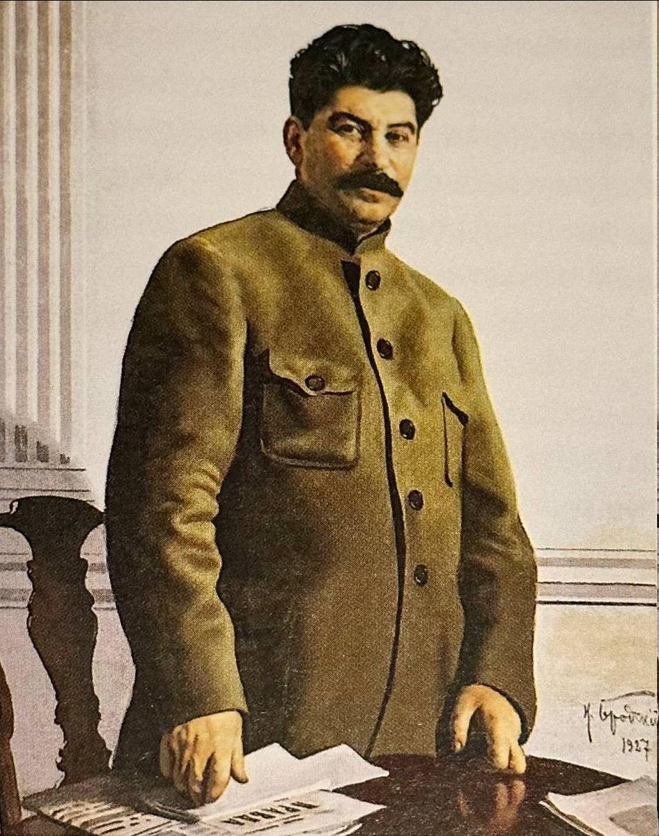 Исаак Бродский. «Портрет И.В.Сталина». 1927