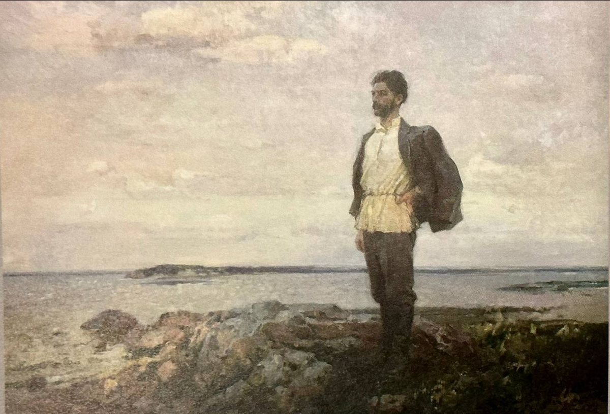 Ярослав Николаев. «И.В.Сталин в Туруханском краю». 1947