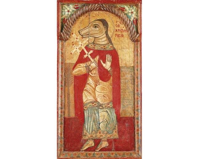 etsy.com
Dog Headed Saint Christopher Art Print, Antique Religious Icon, St Christopher, Dog Head, Medieval Icon, Byzantine Art, Folk Art Painting - Etsy