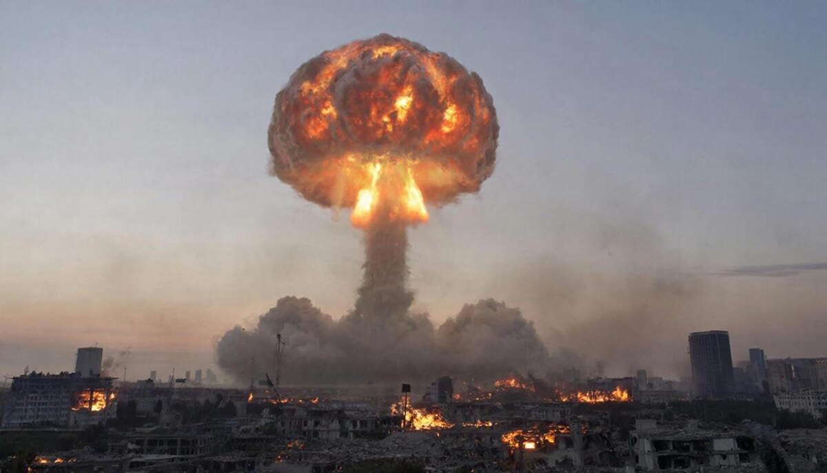 Первые взрывы смогут пережить около 3 млрд человек.  Фото: Изображение сгенерировано с помощью ИИ / Виктория Загитова