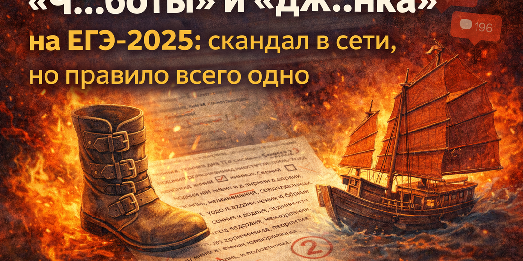 «Ч..боты» и «дж..нка» на ЕГЭ-2025: скандал в сети, но правило всего одно