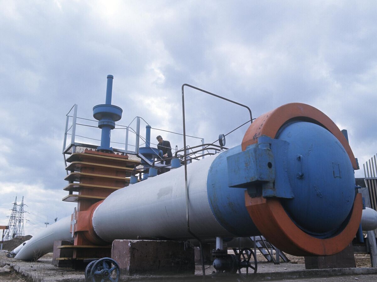    Головное сооружение нефтепровода "Дружба" на нулевом километре у города Альметьевска | © РИА Новости / Юрий Абрамочкин