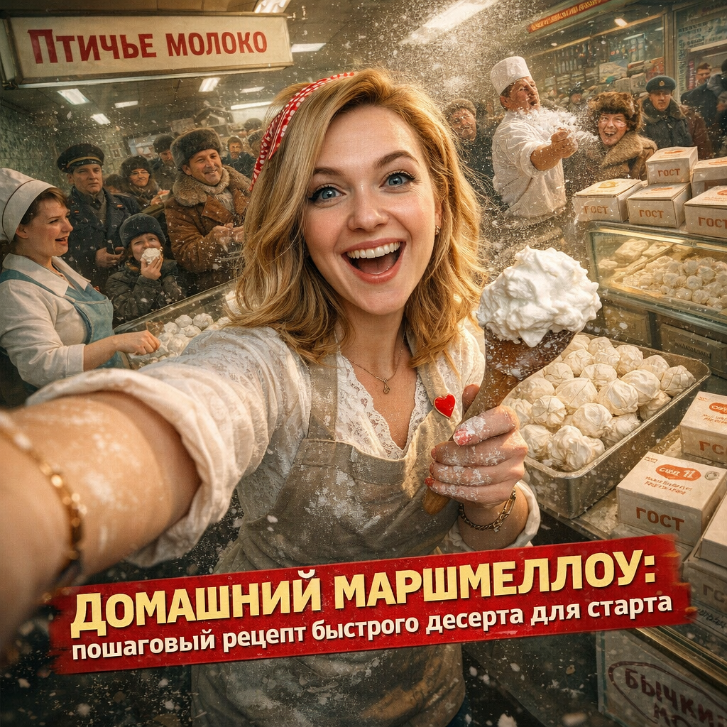    Воздушный домашний маршмеллоу — простой десерт своими руками admin