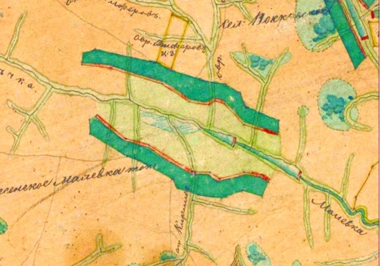 Карта 1760-х годов