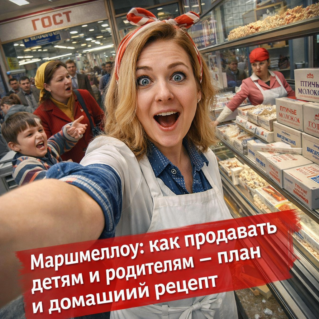    План продаж маршмеллоу для детей и родителей вместе с домашним рецептом admin