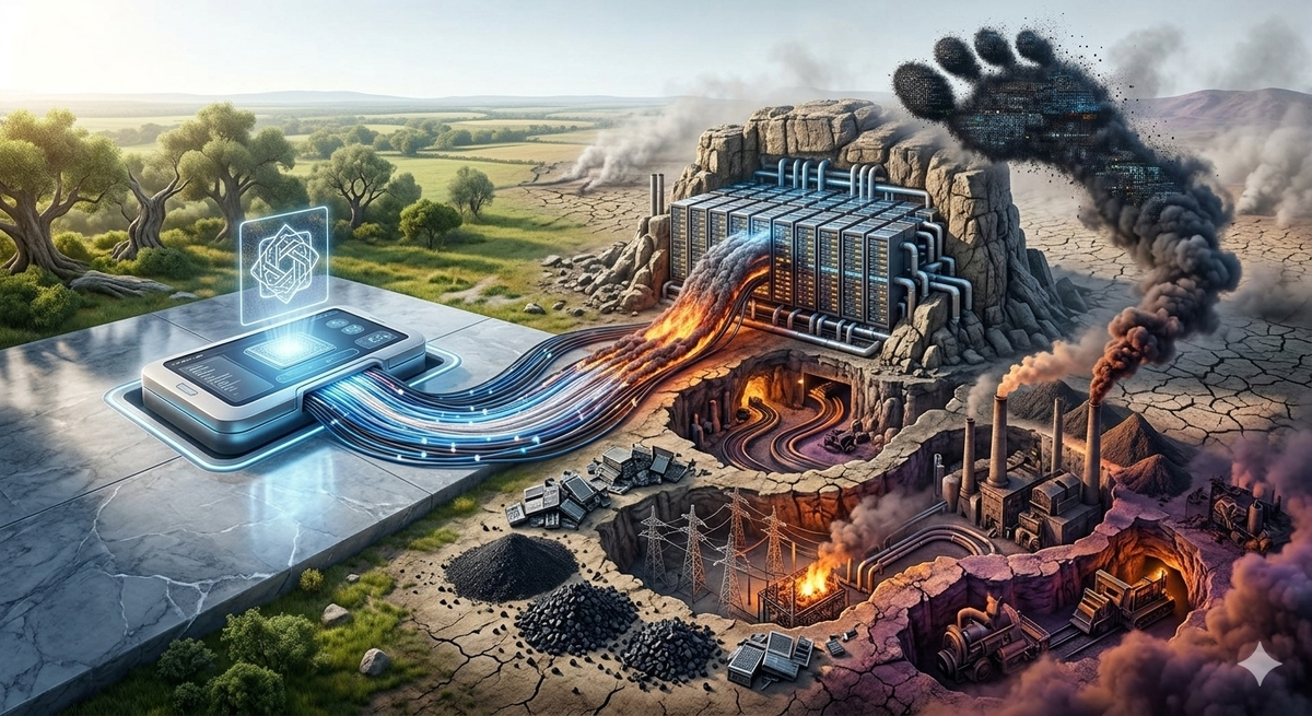 Темная сторона экологии: Правда об углеродном следе одного запроса к AI.