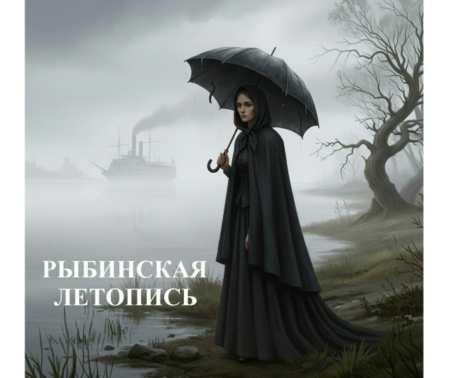 О даме в черном с зонтом