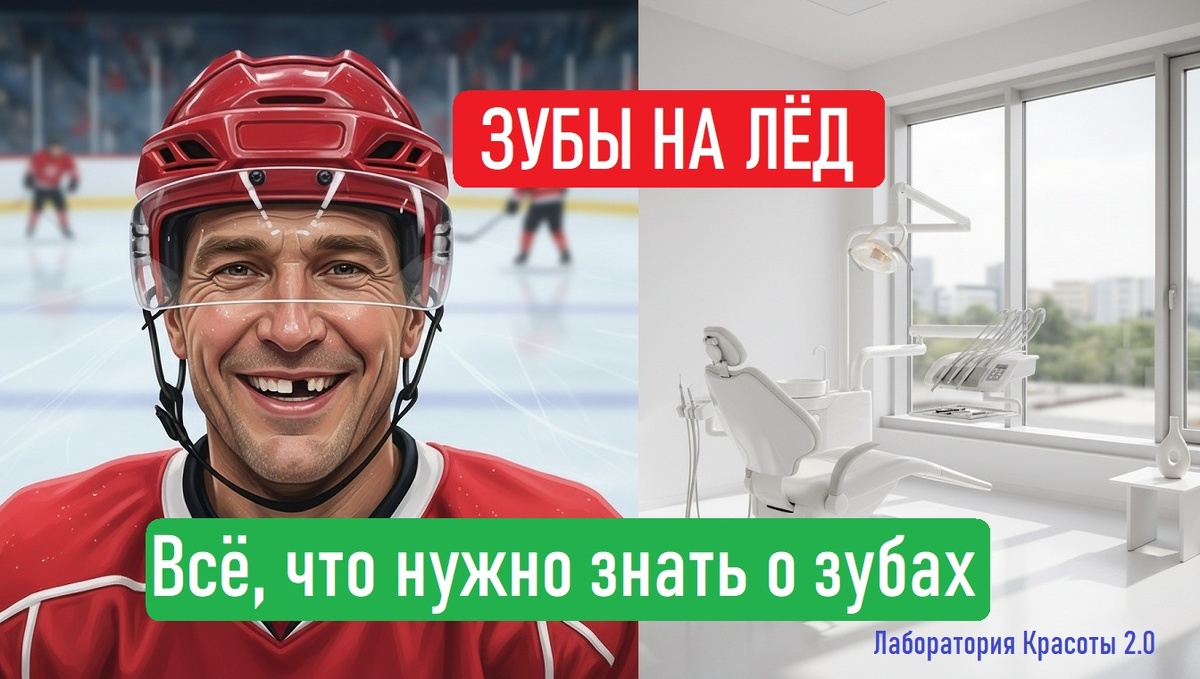 В хоккей играют настоящие мужчины: что делать, если зубы остались на льду?
