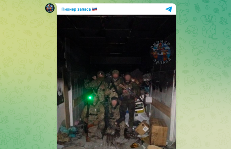    Герои Купянской операции держат оборону в окружении четыре месяца. Скриншот: тг-канал "Пионер запаса"