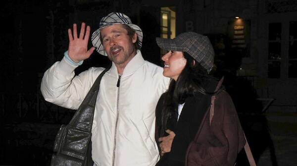 Брэда Питта засняли в Греции в компании Инес де Рамон