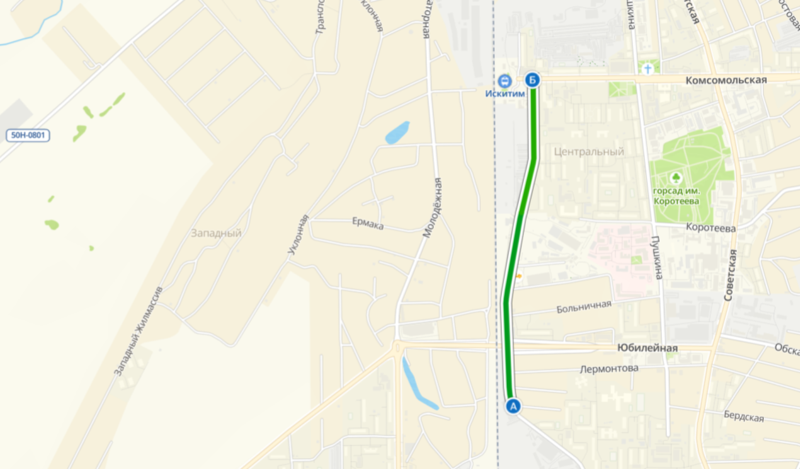    Скриншот карты 2ГИС