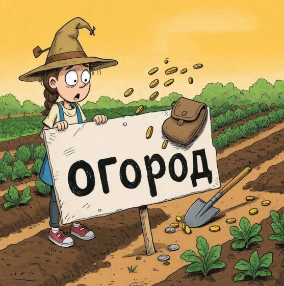 огород- это дорого